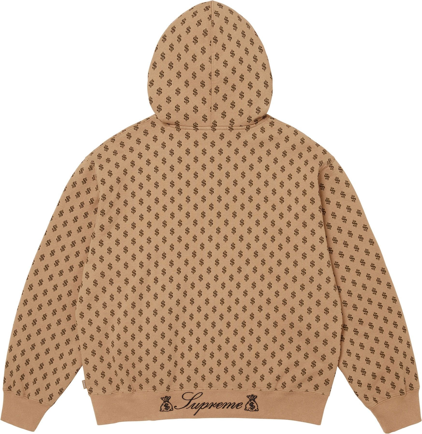 God Over Money Zip Up Hooded Sweatshirt view 3